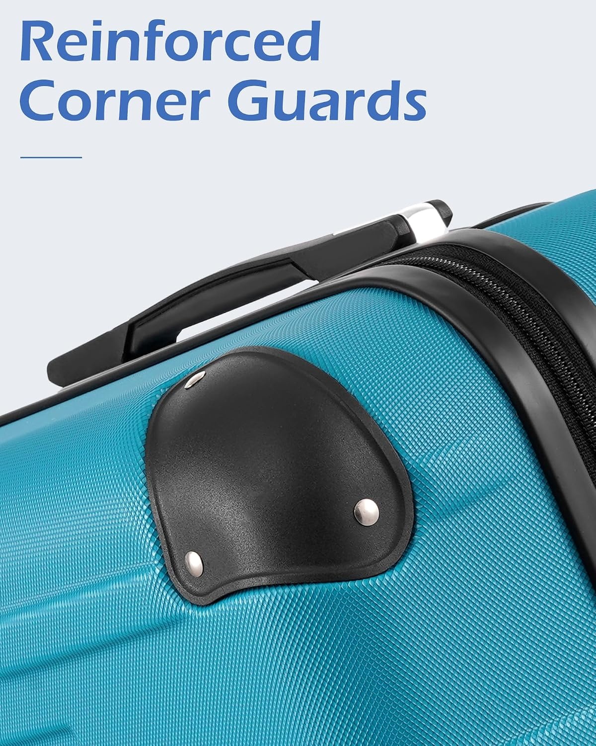 image:imageCoolife Hardside ABS Luggage TSA Lock Spinner Wheels 24in Checked ABS hardshell scratchresistant 360 silent spinner wheels YKK zippers TSA lock aluminum handleGrey
