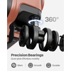 Coolife Expandable Luggage with TSA Lock 2 Piece Set Black | Suitcase Set with 360° Smooth-Rolling Dual Spinner,Durable Hardshell Suitcases,Reinforced Bottom Groove(Orange)