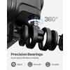 Coolife Expandable Luggage with TSA Lock 2 Piece Set Black | Suitcase Set with 360° Smooth-Rolling Dual Spinner,Durable Hardshell Suitcases,Reinforced Bottom Groove(Black)