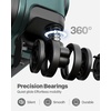 Coolife Expandable Luggage with TSA Lock 2 Piece Set Black | Suitcase Set with 360° Smooth-Rolling Dual Spinner,Durable Hardshell Suitcases,Reinforced Bottom Groove(Green)