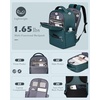 Coolife Lightweight Luggage with TSA Lock,Medium Checked Gray | Durable Hard Shell Suitcase for Travel,360° Smooth-Rolling Dual Spinner Wheels(Teal Blue)