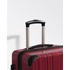 Coolife Luggage, Lightweight and Durable Hardshell, 24 in, wine wind new | Checked Suitcase with PC+ABS Hardshell, 360° Dual Spinner Wheels, TSA Lock, YKK Zipper, and Aluminum Handle(wine wind new)