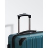 Coolife Luggage, Lightweight and Durable Hardshell, 24 in, wine wind new | Checked Suitcase with PC+ABS Hardshell, 360° Dual Spinner Wheels, TSA Lock, YKK Zipper, and Aluminum Handle(green new)