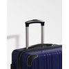 Coolife Luggage, Lightweight and Durable Hardshell, 24 in, wine wind new | Checked Suitcase with PC+ABS Hardshell, 360° Dual Spinner Wheels, TSA Lock, YKK Zipper, and Aluminum Handle(navy new)