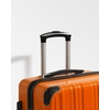 Coolife Luggage, Lightweight and Durable Hardshell, 24 in, wine wind new | Checked Suitcase with PC+ABS Hardshell, 360° Dual Spinner Wheels, TSA Lock, YKK Zipper, and Aluminum Handle(orange new)