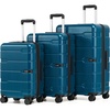 image:imageCoolife Medium Checked Luggage Hardside Suitcase with Spinner Wheels 24in  Lightweight ABSPC Rolling Travel Suitcase with TSA Lock Spinner Wheels Durable Zipper CharcoalCaribbean BlueNew20