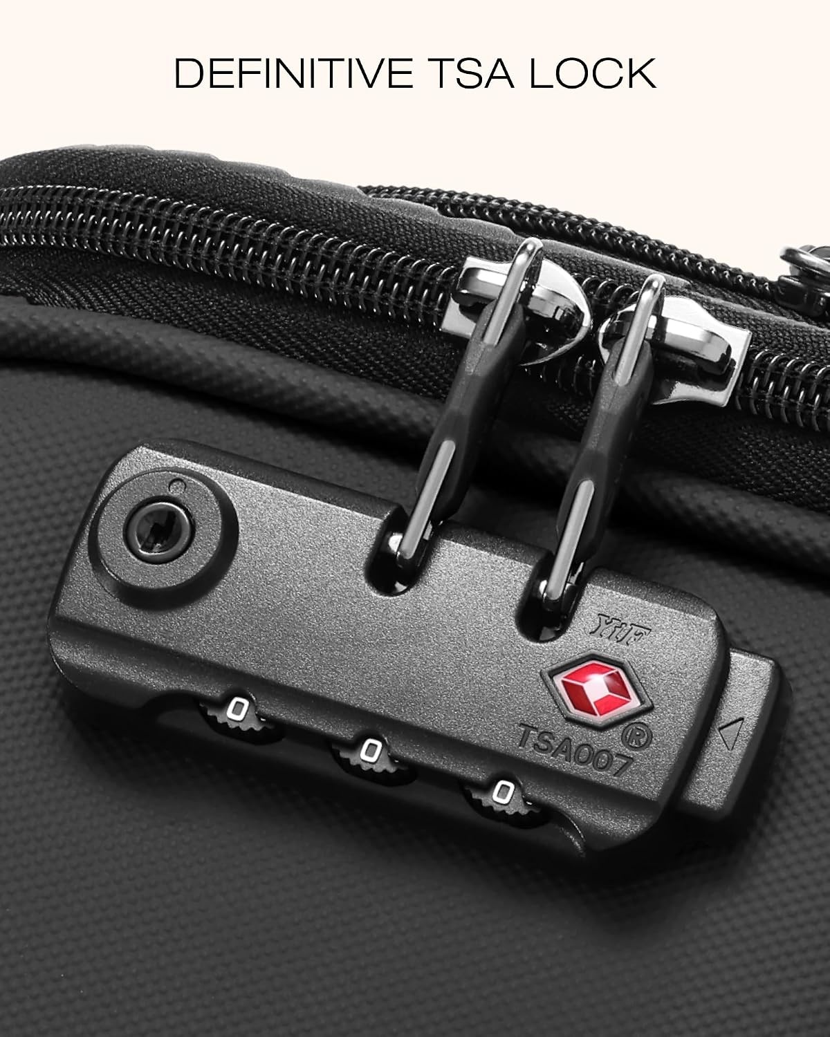 image:imageCoolife Upgraded Softside Luggage TSA Lock Spinner 3Piece 1800D Set Upgraded base system Premium Business UltraQuiet Dual Wheels 1800D waterrepellent fabric TSA lock multistage handleBlack