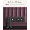Coolife Luggage 3 Piece Set, Lightweight PC Hardside Suitcases, 20/24/28 | Expandable 20-Inch Carry-On, Dual Spinner Wheels, TSA-Approved Lock, Upgraded PC Hardshell, Durable Travel Suitcases(Dark Purple)